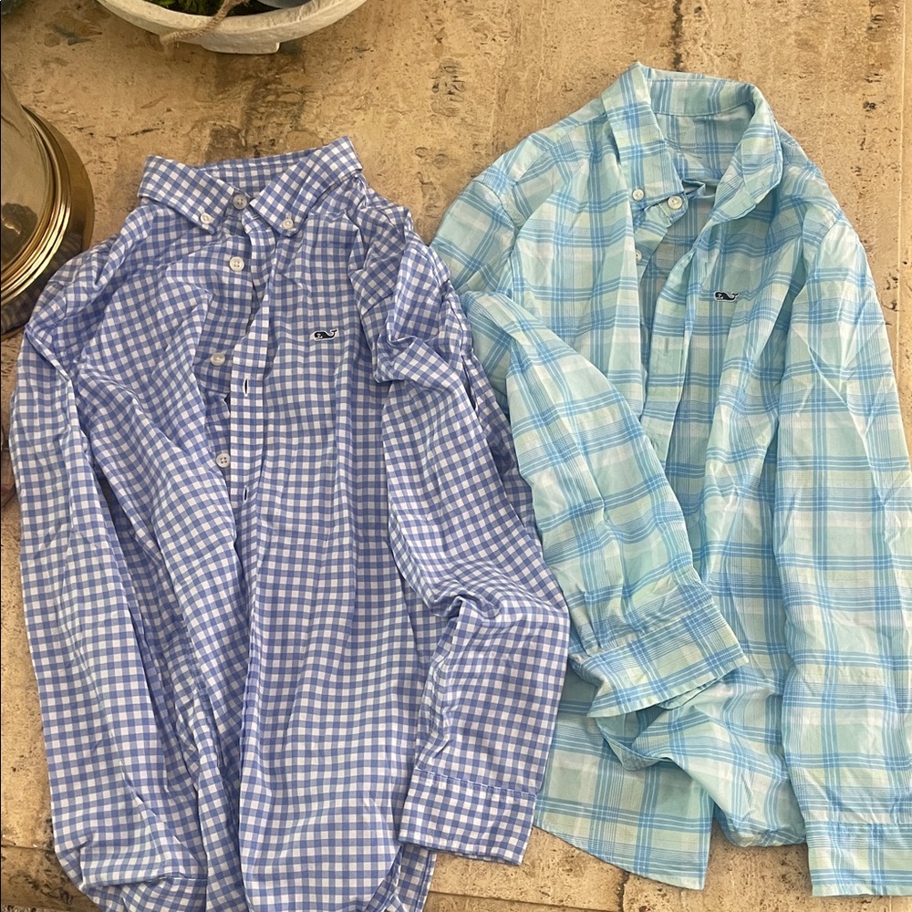 Vineyard Vines long sleeve performance shirts
